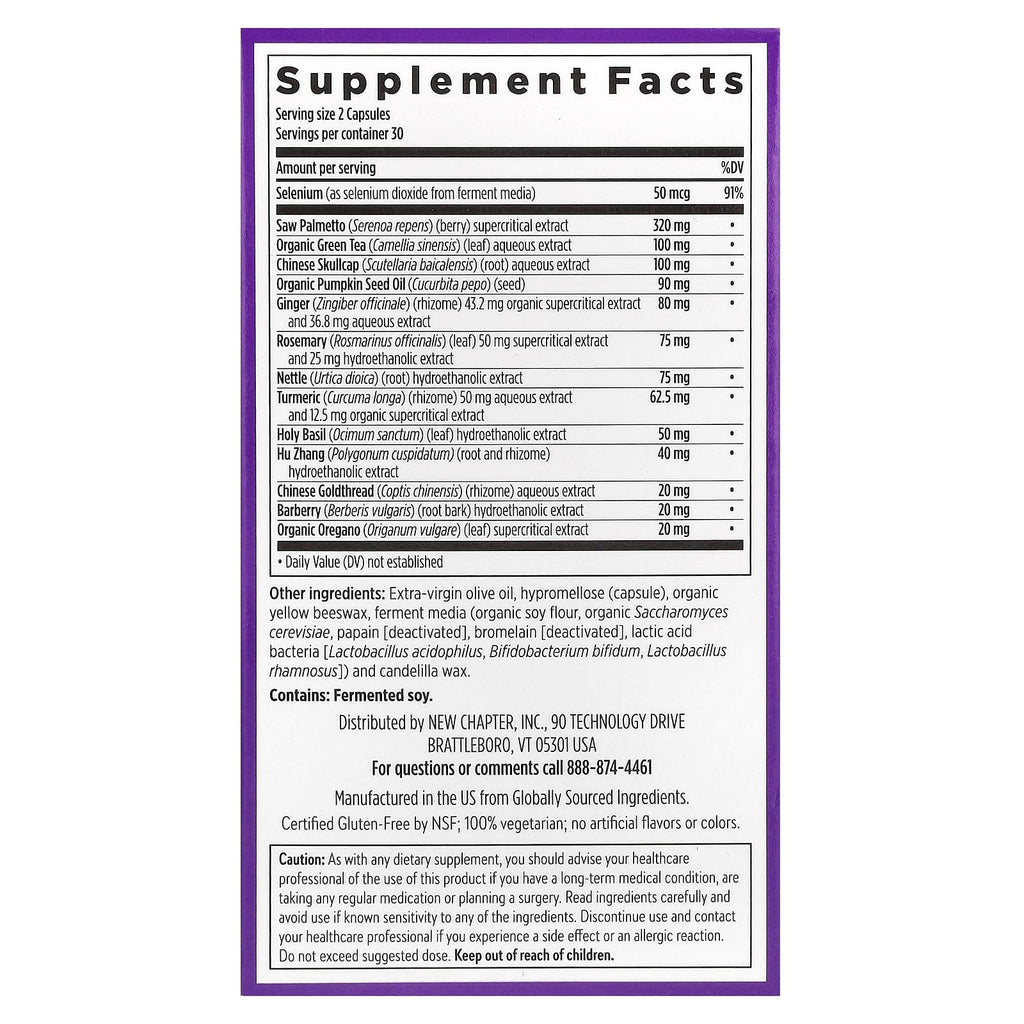 New Chapter, Zyflamend™ Prostate, 60 Vegetarian Capsules