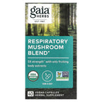 Gaia Herbs, Respiratory Mushroom Blend, 40 Vegan Capsules