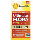 Renew Life, Ultimate Flora™, Everyday Care Probiotic, 60 Delayed Release Vegan Capsules