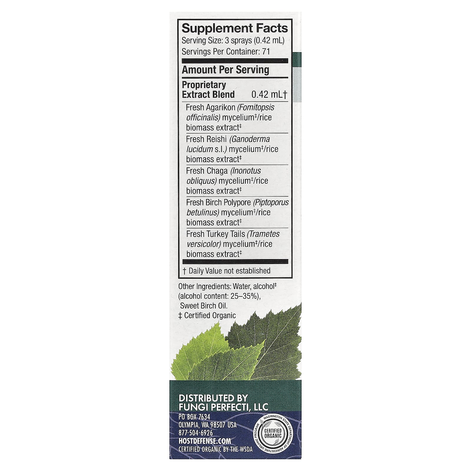 Host Defense, Mushrooms™, MycoShield® Throat Spray, Winter Mist, 1 fl oz (30 ml)