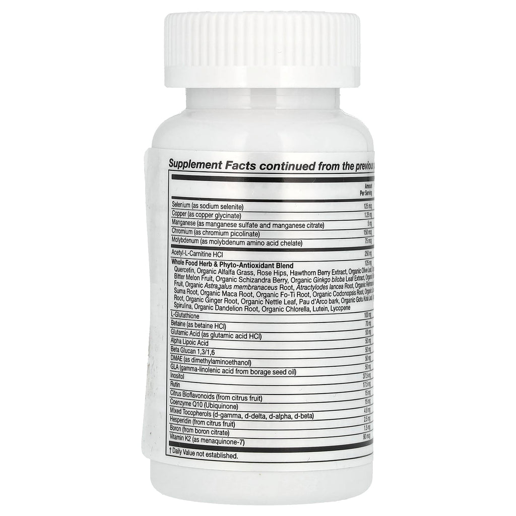 Super Nutrition, Super Immune, Immune-Strengthening Multivitamin with Glutathione, High-Potency Vitamins, Minerals and Herbs, 60 Tablets