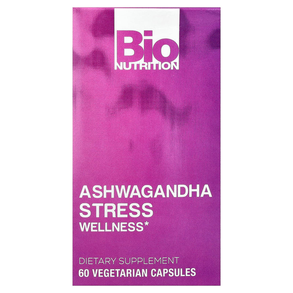 Bio Nutrition, Stress Wellness With Ashwagandha, 60 Vegetarian Capsules