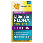 Renew Life, Ultimate Flora™ Colon Care Probiotic, 30 Delayed Release Vegan Capsules