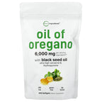 Micro Ingredients, Oil of Oregano with Black Seed Oil, 300 Softgels