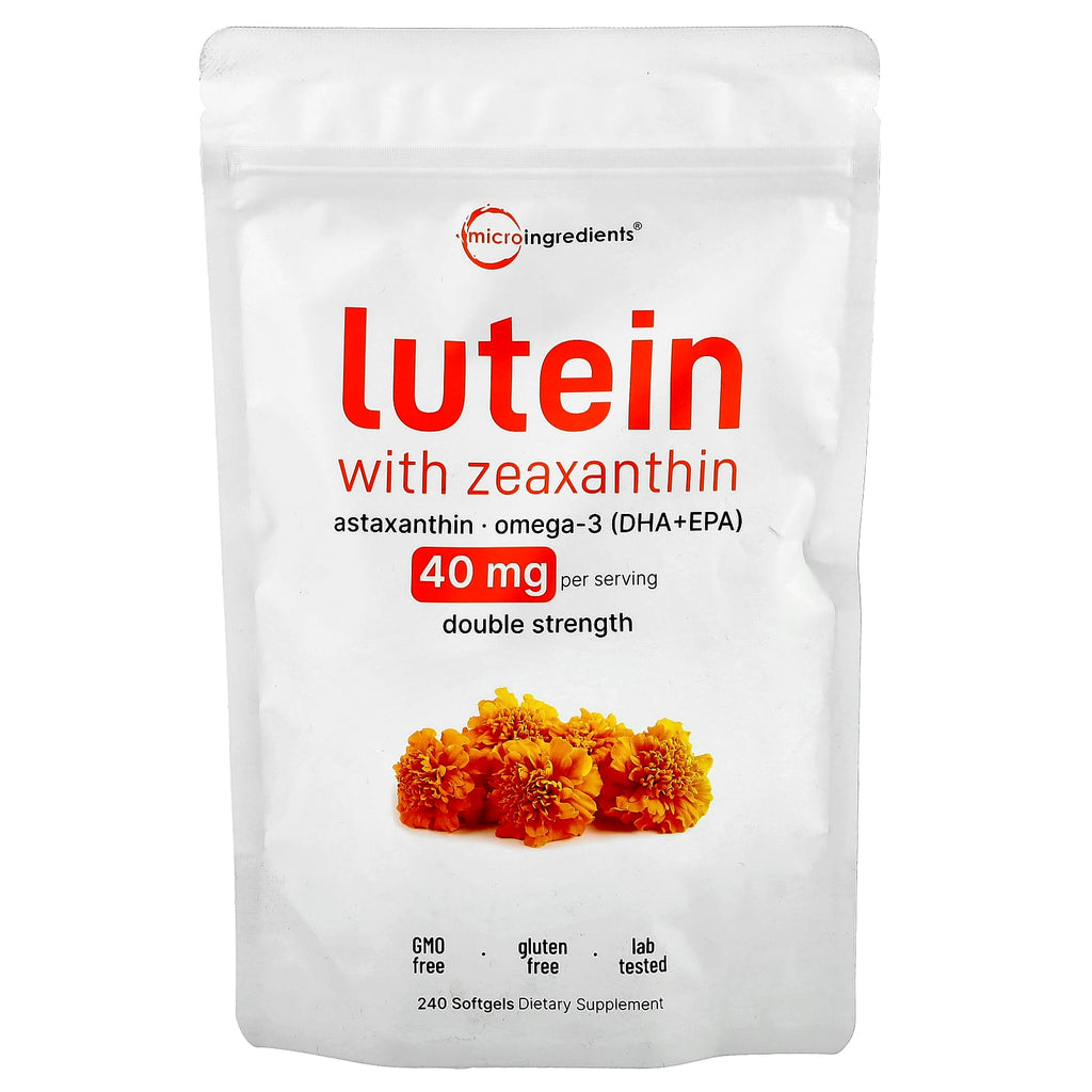 Micro Ingredients, Lutein with Zeaxanthin, 240 Softgels