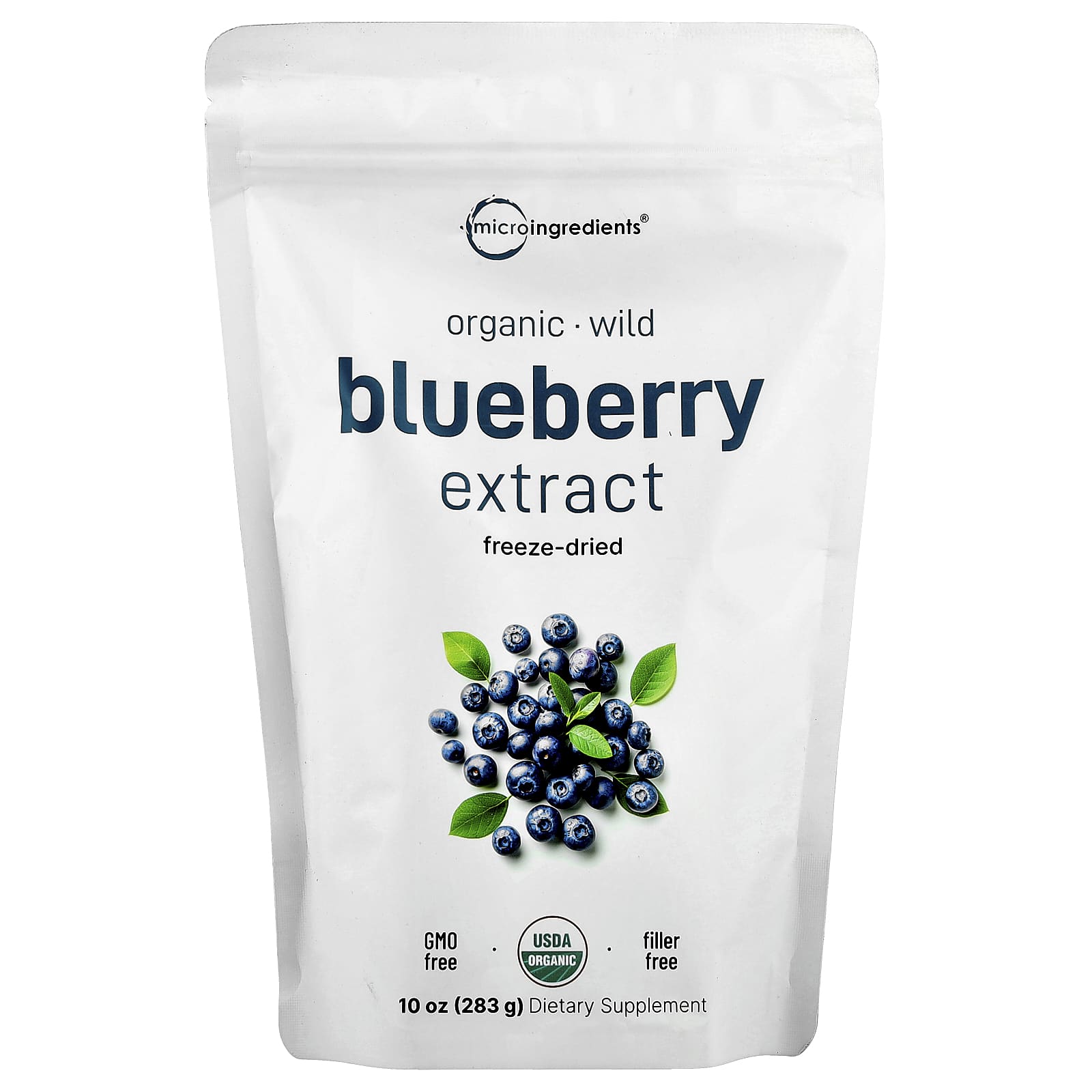 Micro Ingredients, Organic Blueberry Extract, Freeze-Dried , 10 oz (283 g)
