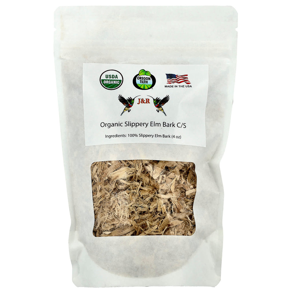 J&R Port Trading, Organic Slippery Elm Bark C/S, 4 oz