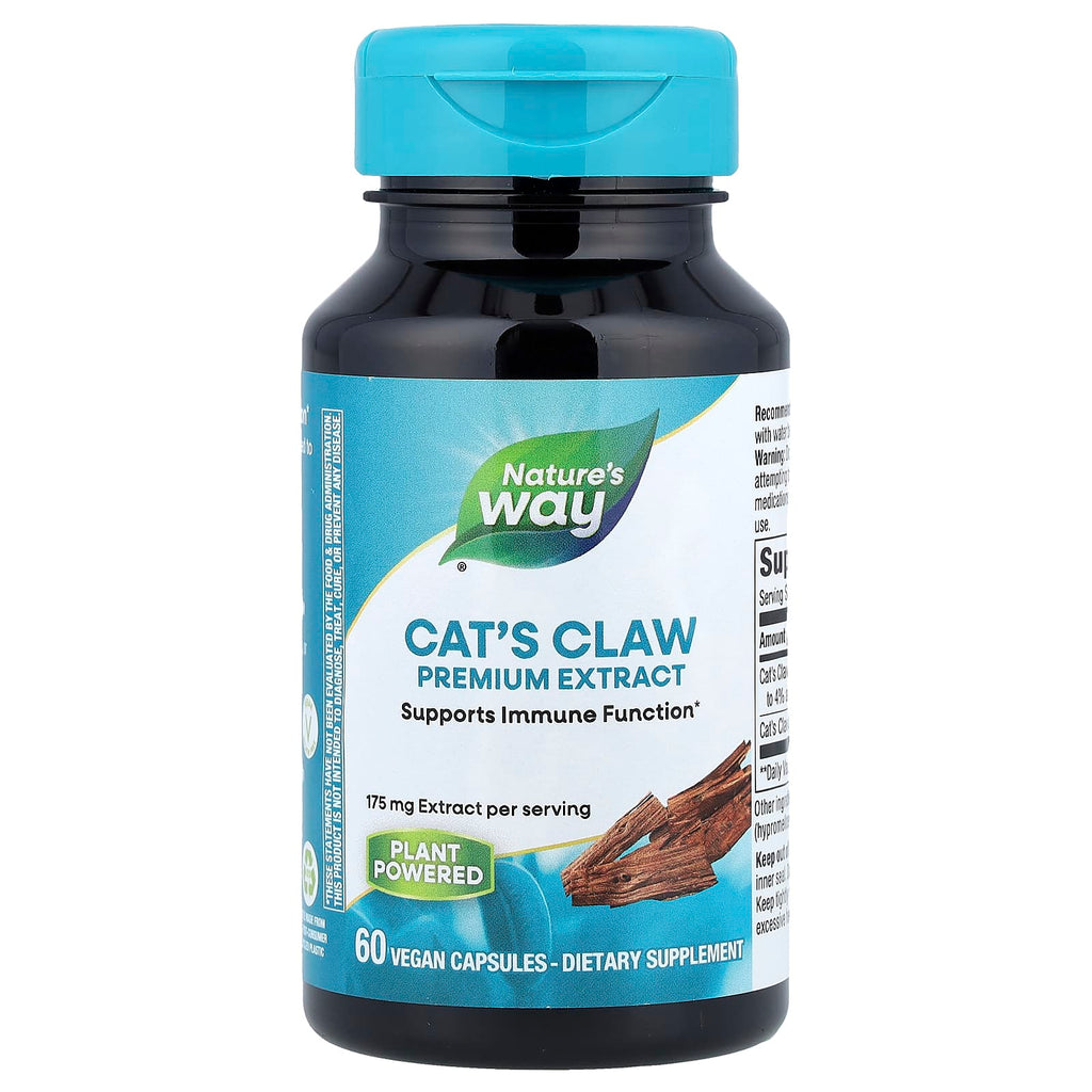 Nature's Way, Cat's Claw, Premium Extract, 175 mg, 60 Vegan Capsules