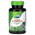 Nature's Way, Black Elderberry, 100 Vegan Capsules (575 mg per Capsule)