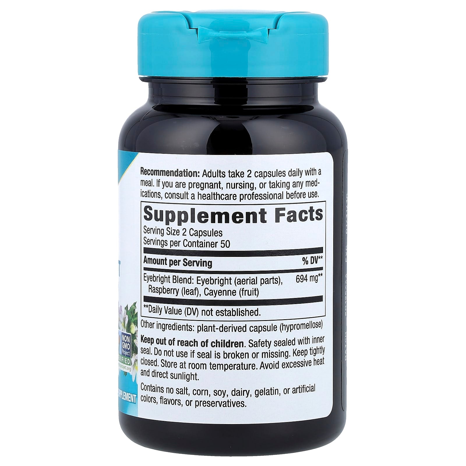 Nature's Way, Eyebright Premium Blend, 100 Vegan Capsules