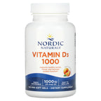 Nordic Naturals, Vitamin D3 1000, Orange, 25 mcg (1,000 IU), 120 Mini Soft Gels