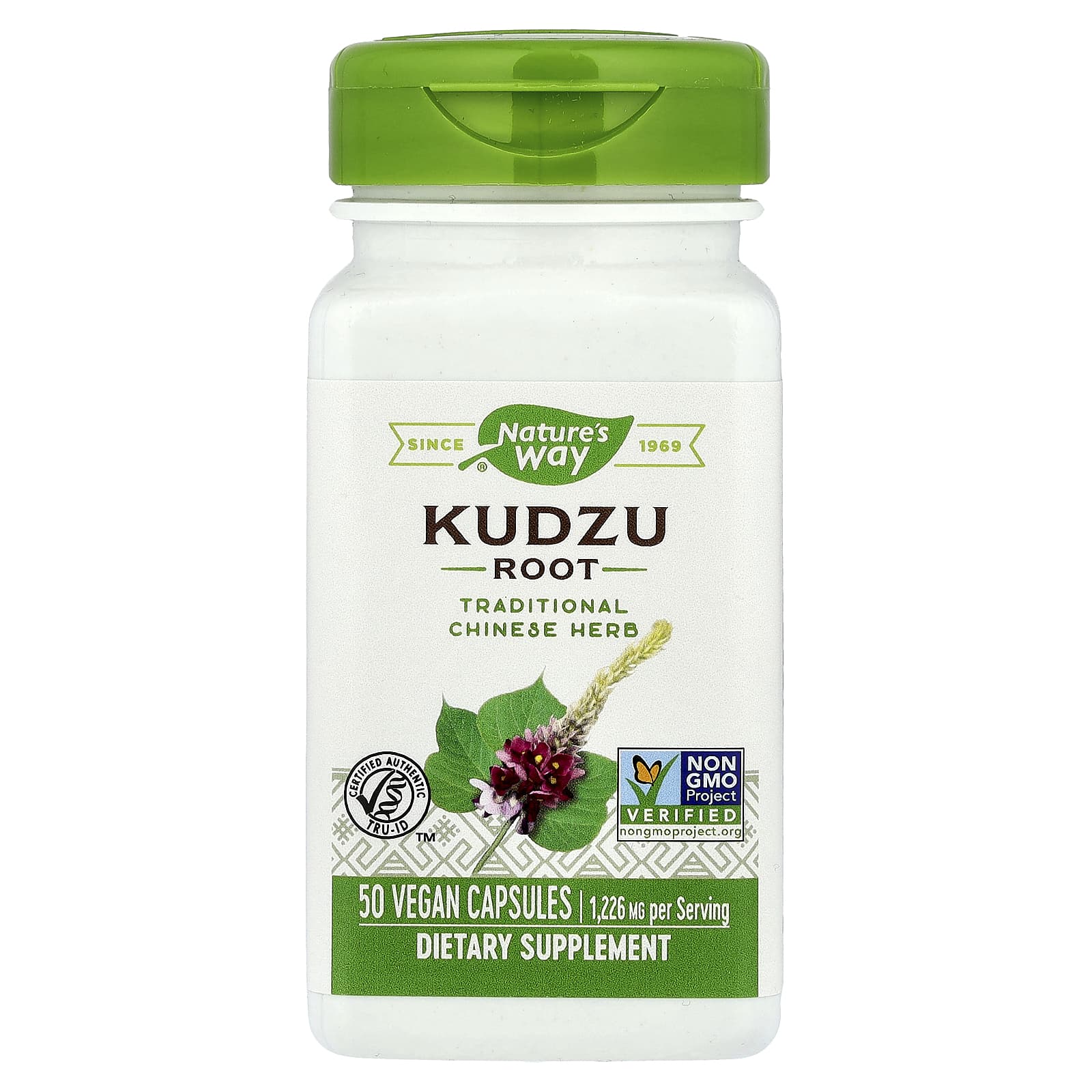 Nature's Way, Kudzu Root, 50 Vegan Capsules (613 mg per Capsule)