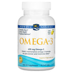 Nordic Naturals, Omega-3, Lemon, 60 Fish Gelatin Soft Gels (345 mg per Soft Gel)