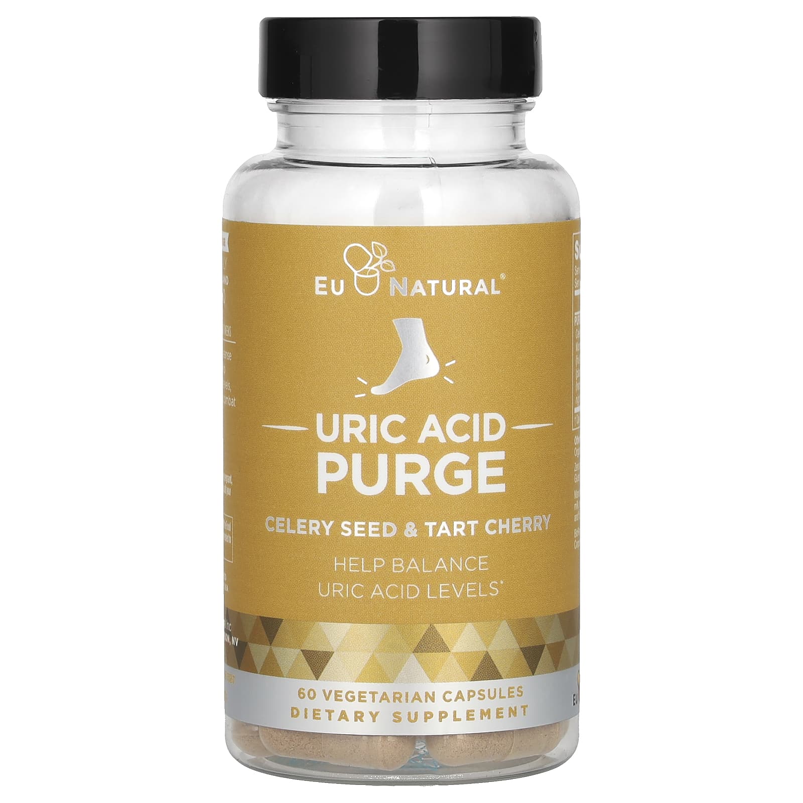 Eu Natural, Uric Acid Purge, Celery Seed & Tart Cherry, 60 Vegetarian Capsules
