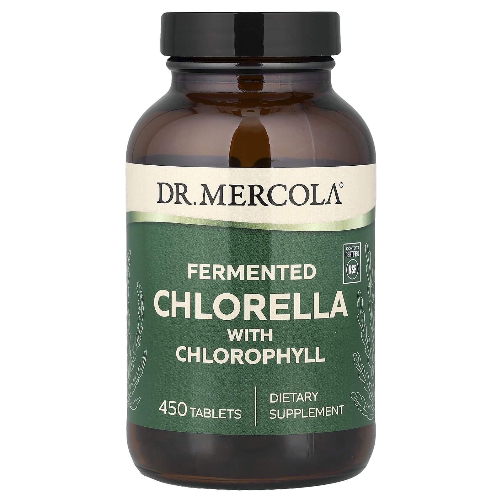 Dr. Mercola, Fermented Chlorella with Chlorophyll, 450 Tablets