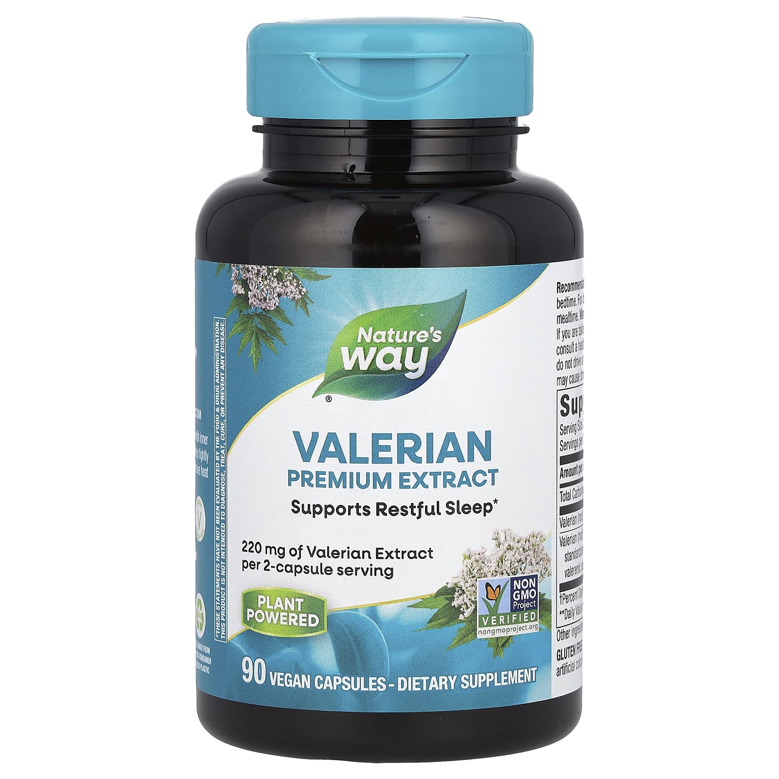 Nature's Way, Premium Extract, Valerian, 90 Vegan Capsules (110 mg per Capsule)