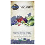 Garden of Life, Organics, Men's Once Daily, Whole Food Multivitamin, 30 Vegan Tablets