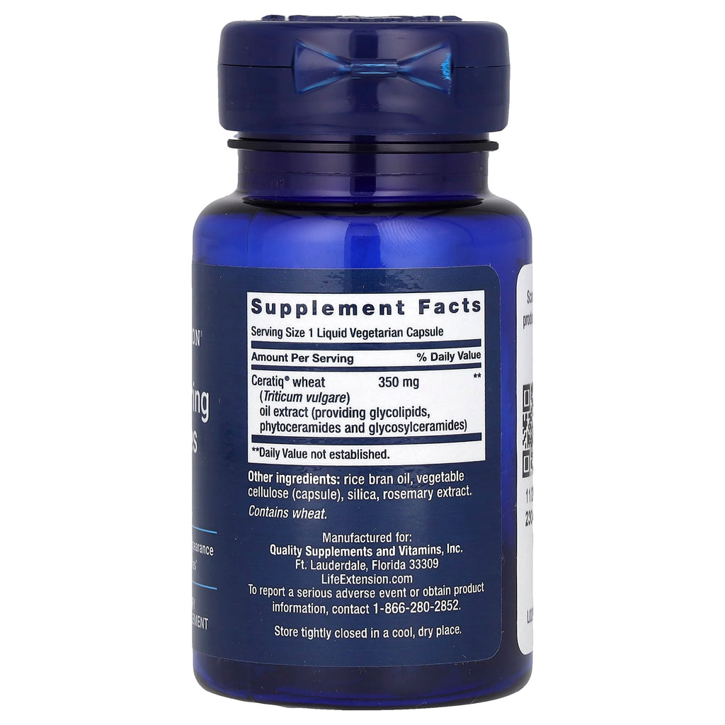Life Extension, Skin Restoring Ceramides, 30 Liquid Vegetarian Capsules