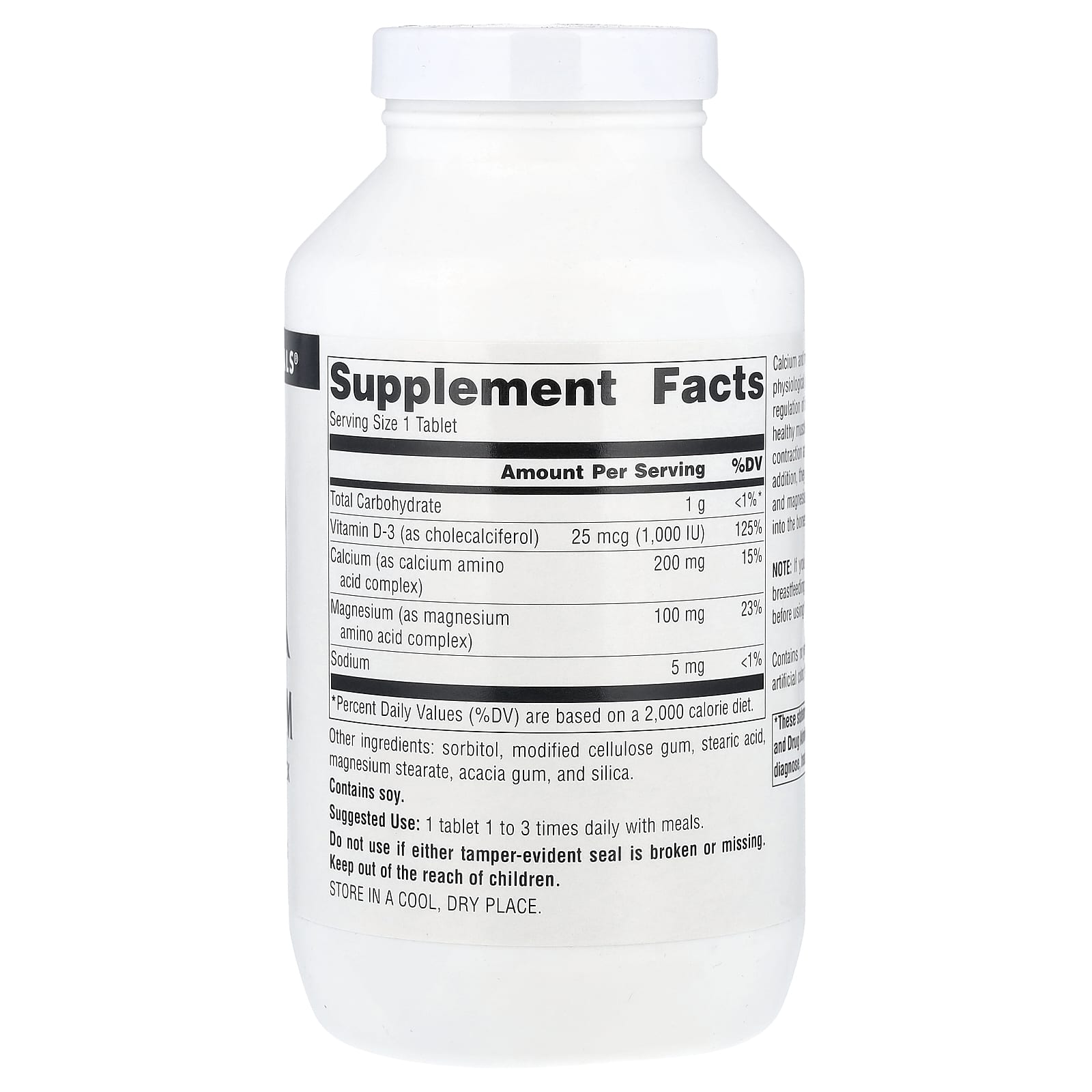 Source Naturals, Calcium & Magnesium, 250 Tablets