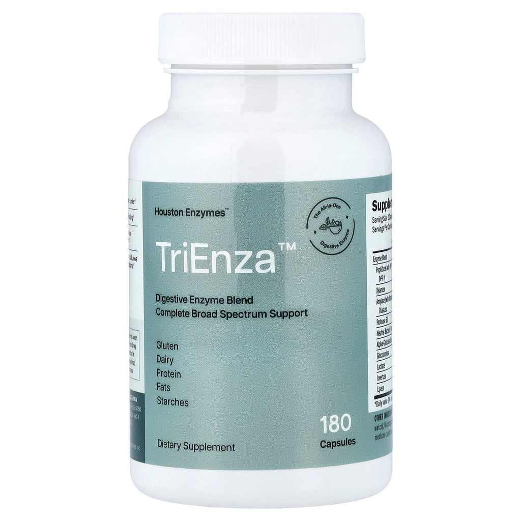 Houston Enzymes, TriEnza®, 180 Capsules