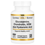 California Gold Nutrition, Glucosamine, Chondroitin, MSM plus Hyaluronic Acid, 60 Veggie Capsules