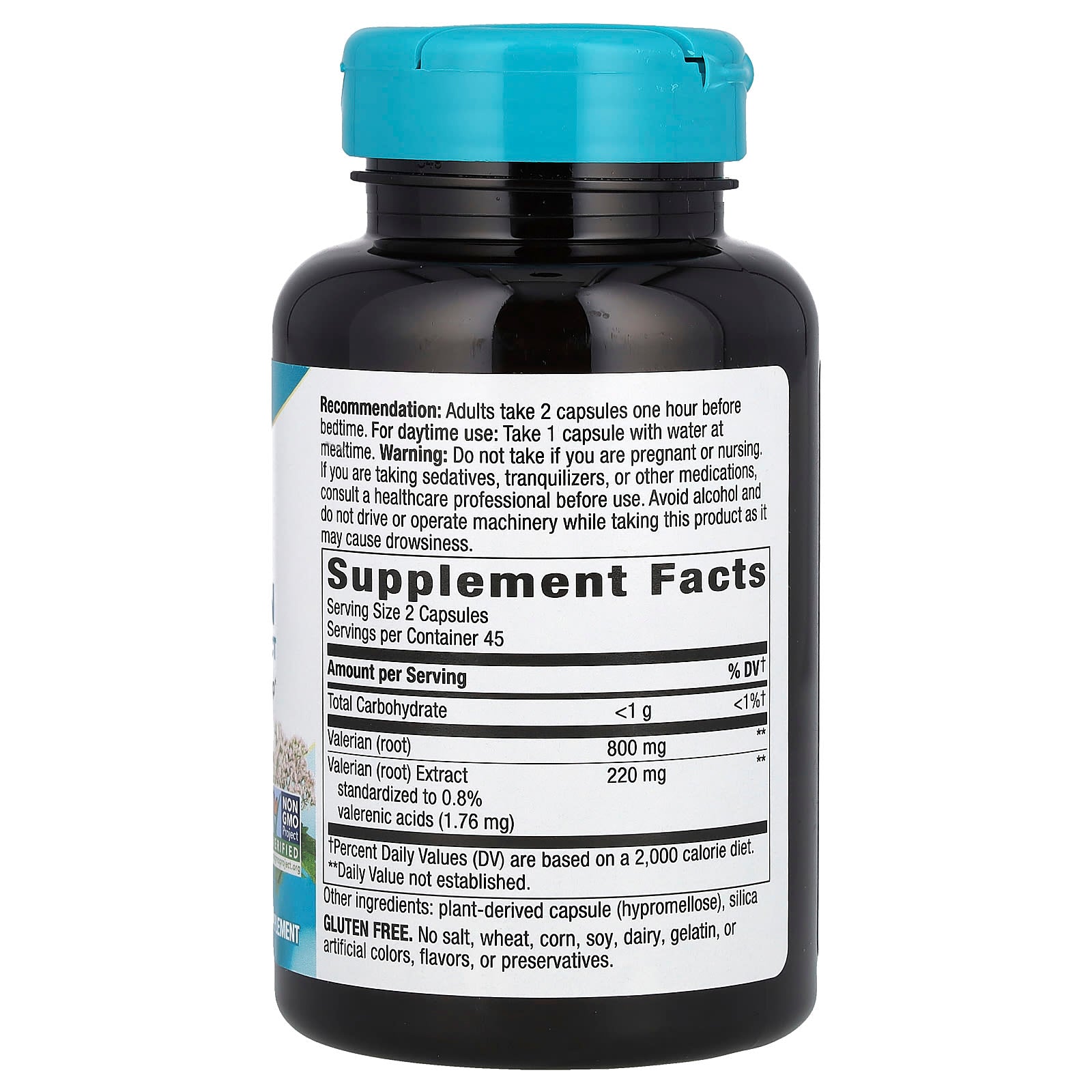 Nature's Way, Premium Extract, Valerian, 90 Vegan Capsules (110 mg per Capsule)