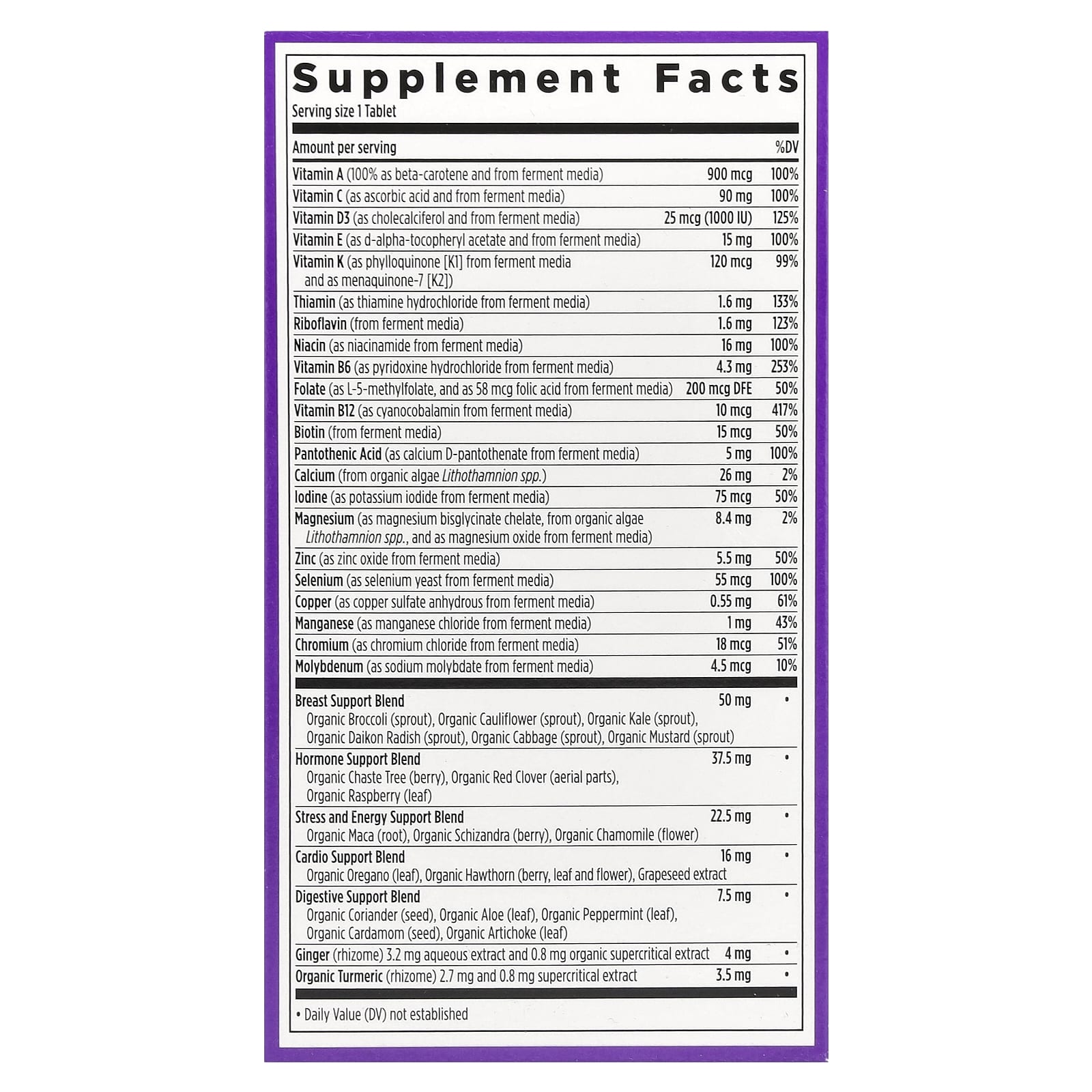 New Chapter, One Daily, Every Woman's™ Multivitamin40+, 48 Vegetarian Tablets