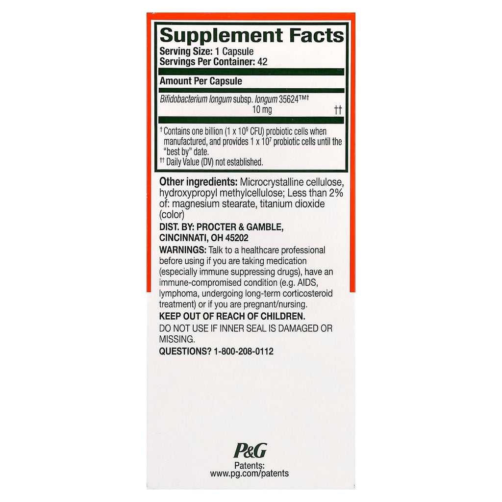 Align Probiotics, 24/7 Digestive Support, 42 Capsules (10 mg per Capsule)