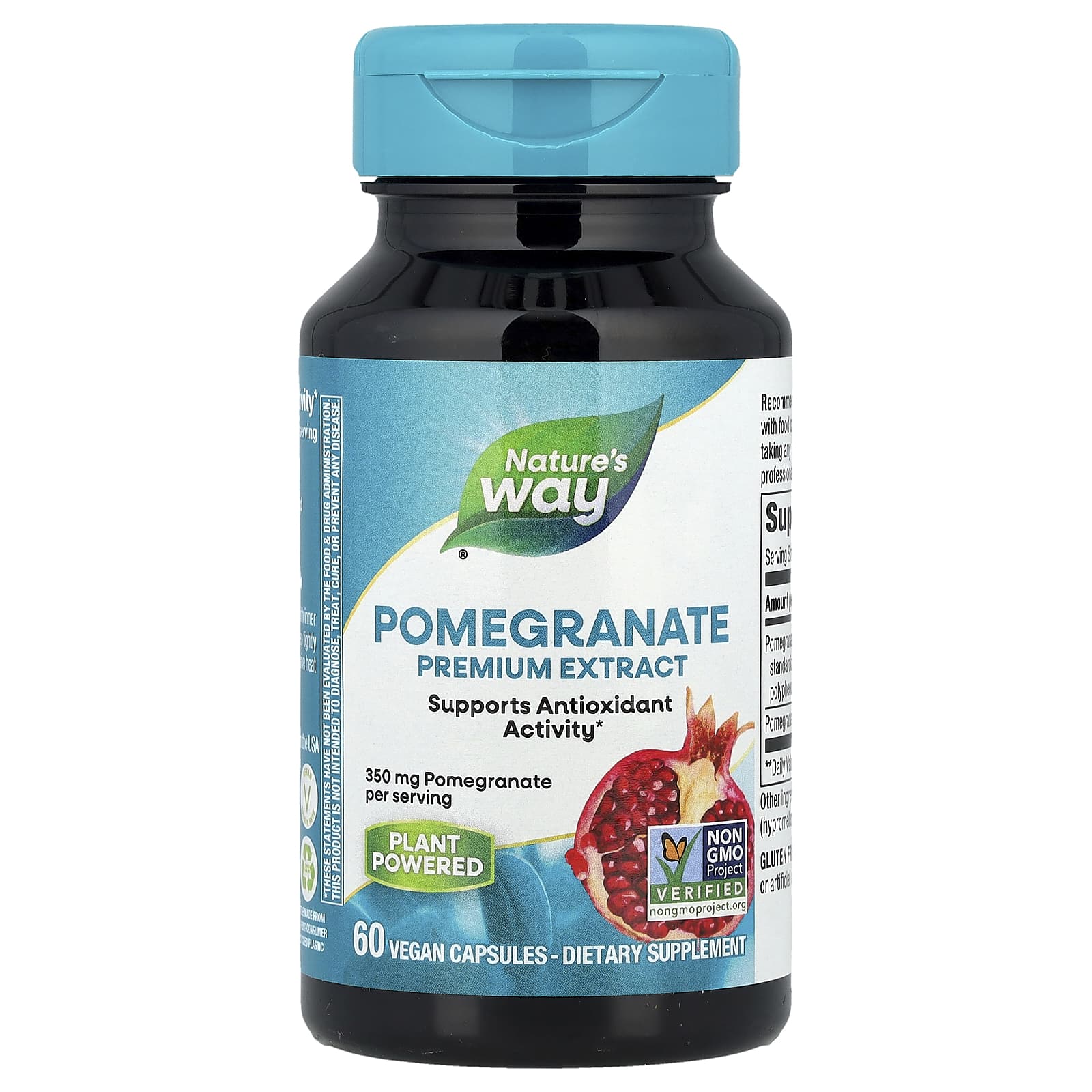 Nature's Way, Pomegranate Premium Extract, 350 mg, 60 Vegan Capsules