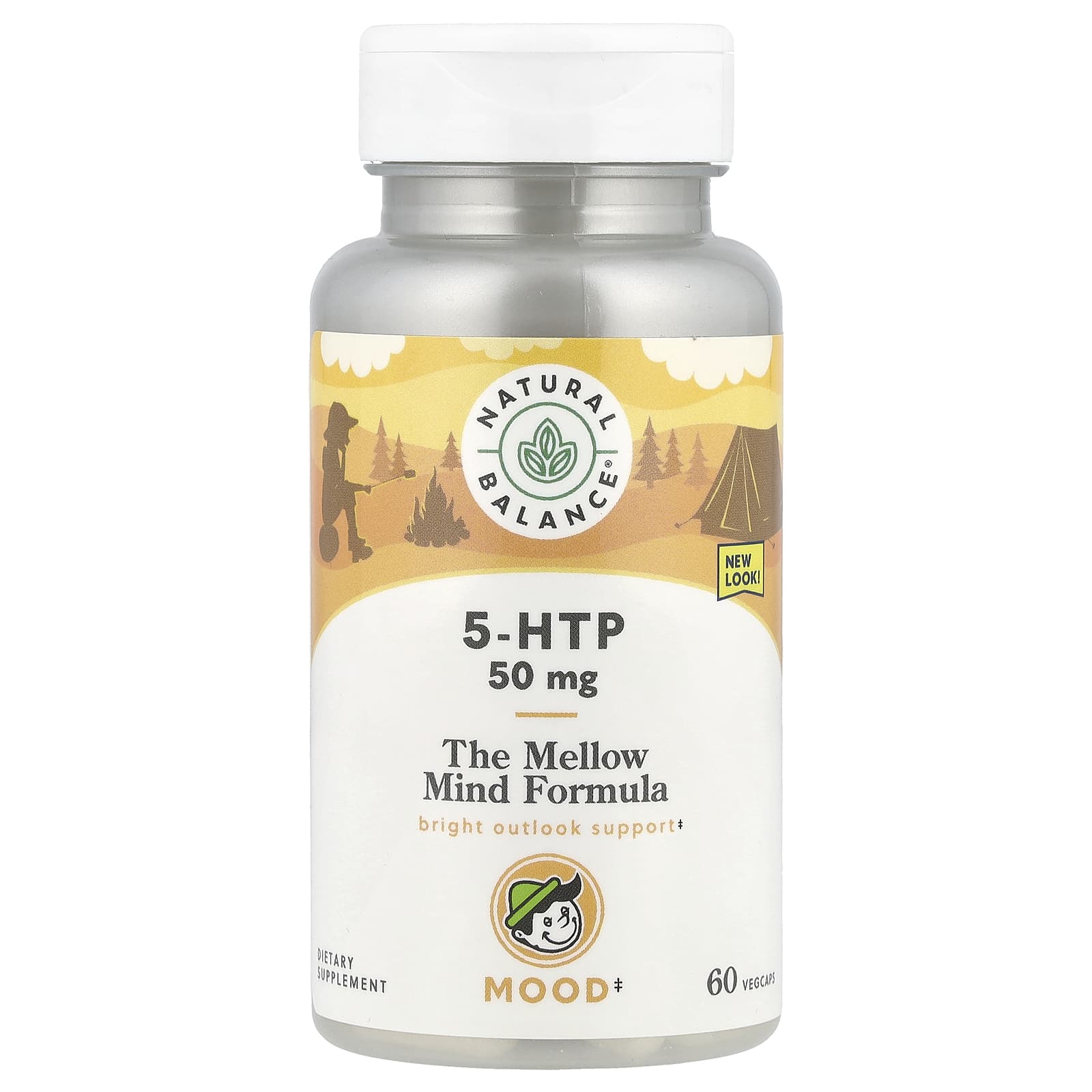 Natural Balance, 5-HTP, 50 mg, 60 VegCaps