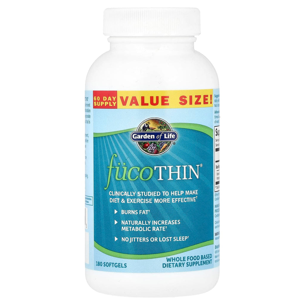 Garden of Life, FucoThin®, 180 Softgels