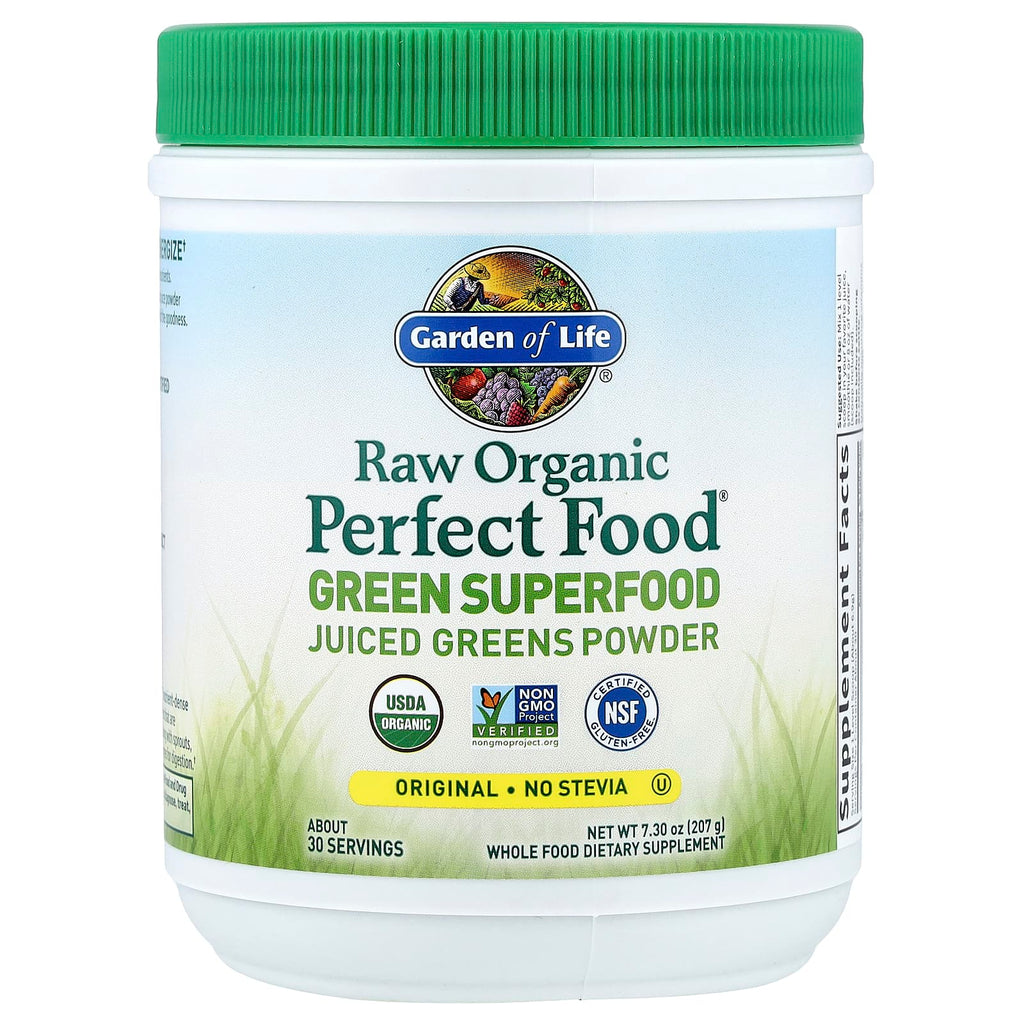 Garden of Life, Raw Organic Perfect Food, Green Superfood, Original, 7.3 oz (207 g)