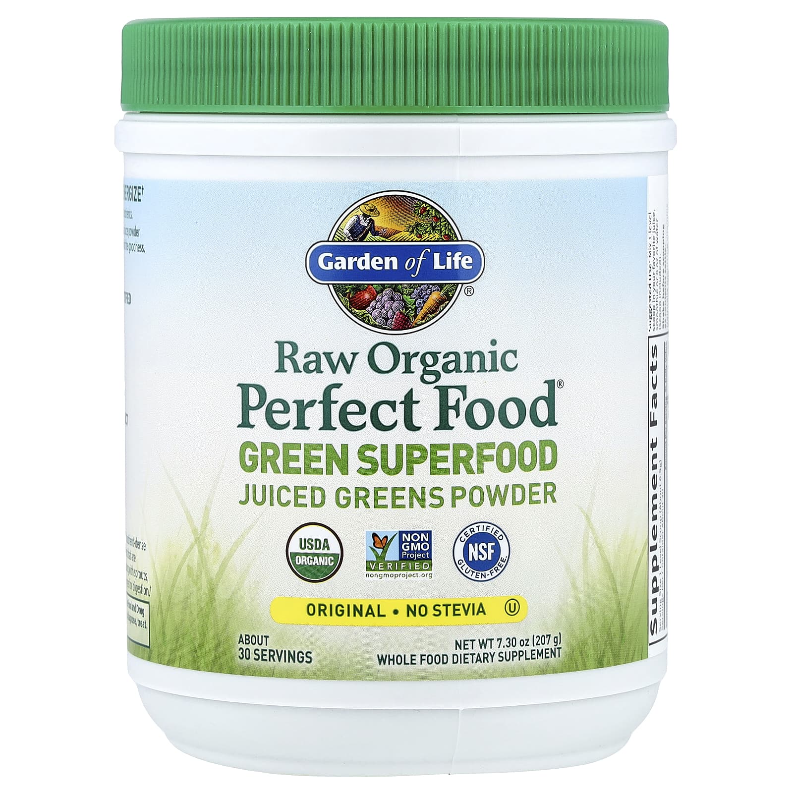 Garden of Life, Raw Organic Perfect Food, Green Superfood, Original, 7.3 oz (207 g)