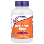 NOW Foods, Red Yeast Rice, 600 mg, 120 Veg Capsules