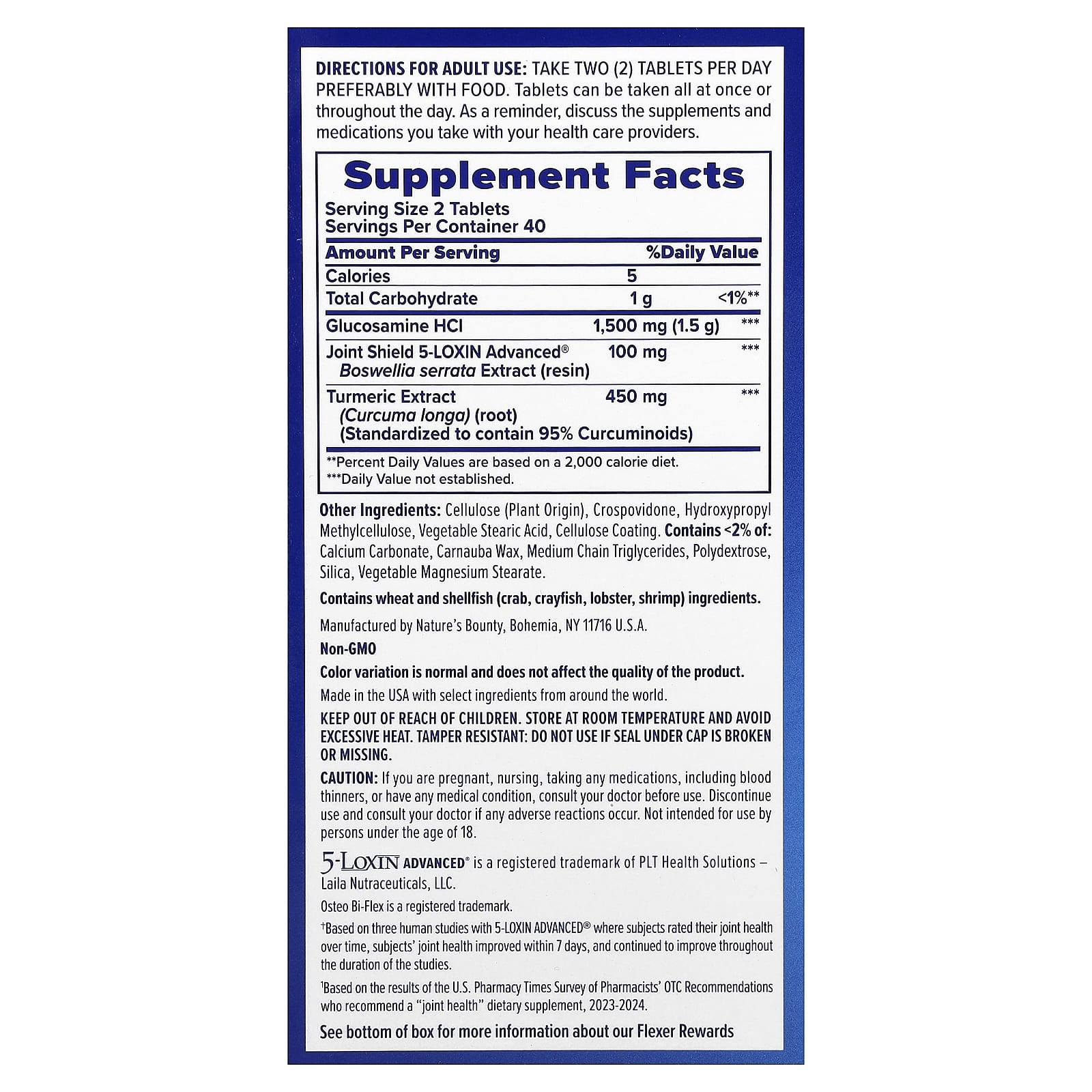Osteo Bi-Flex, Joint Health, Triple Strength + Turmeric, 80 Coated Tablets