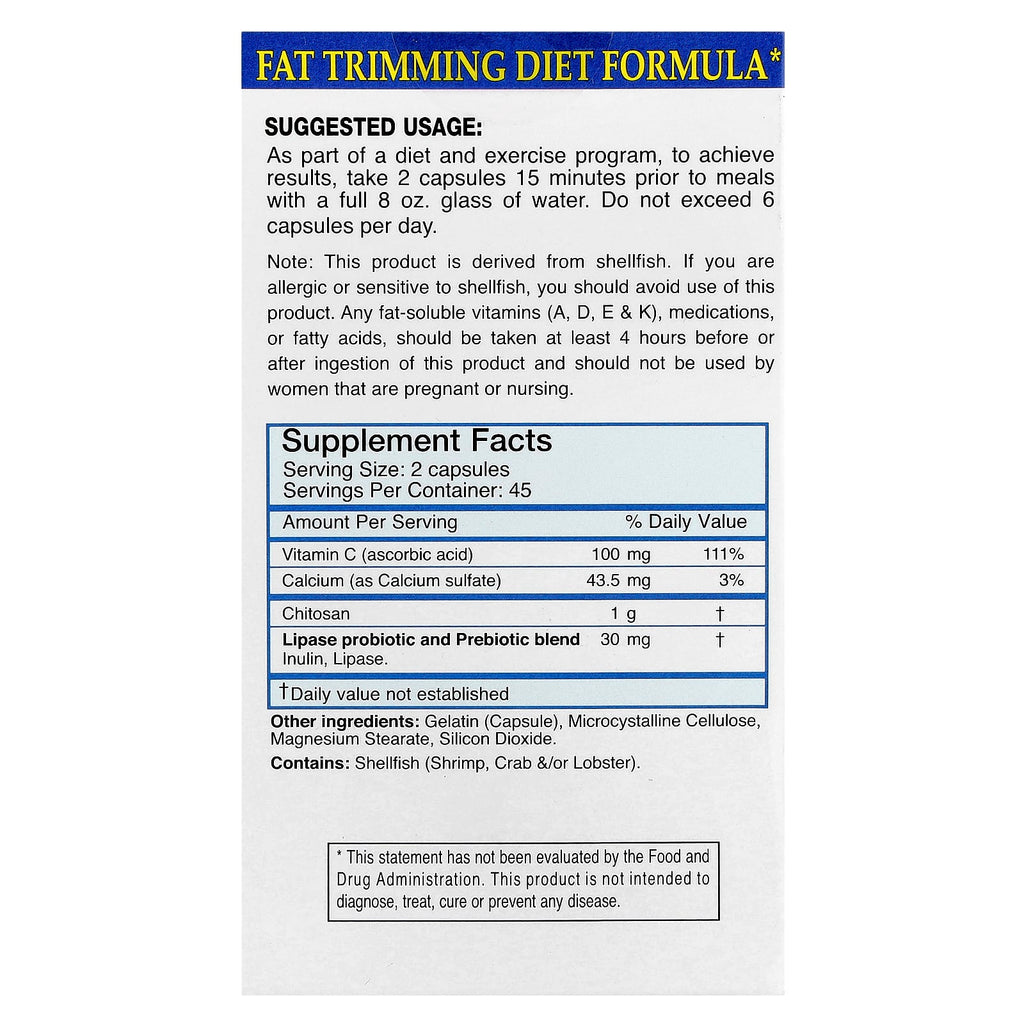 Absolute Nutrition, FBlock™, Fat Absorber, Original Formula, 90 Capsules