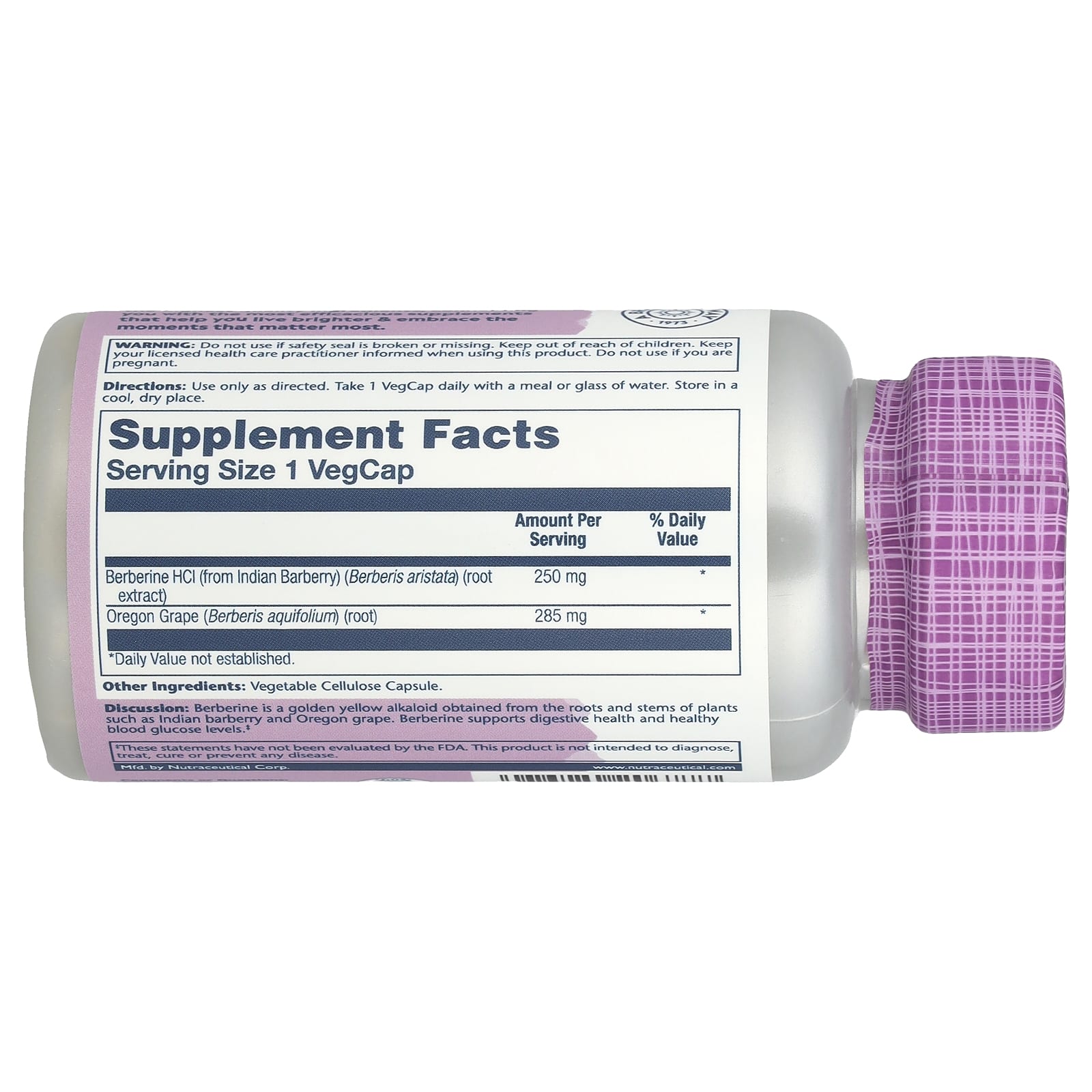 Solaray, Berberine with Oregon Grape, 60 VegCaps