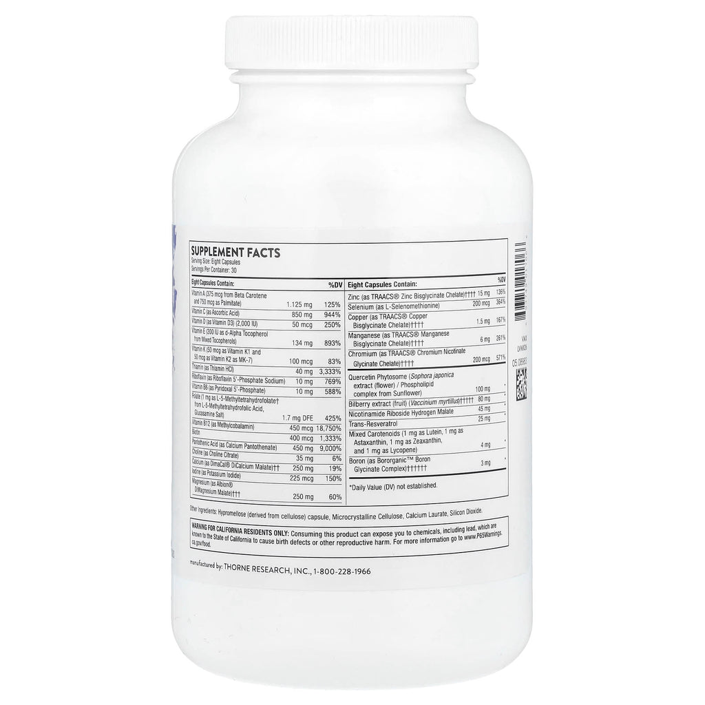 Thorne, Advanced Nutrients, 240 Capsules