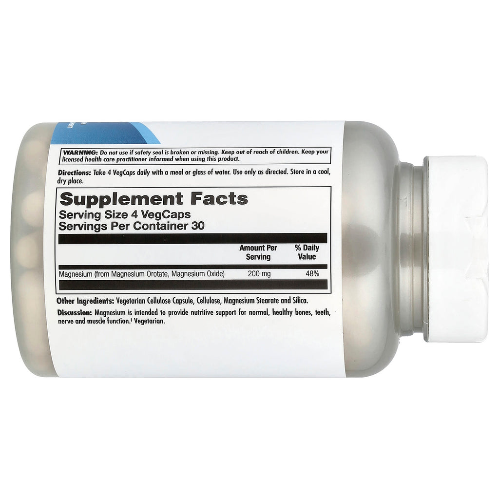 KAL, Magnesium Orotate 200, 120 Vegcaps (50 mg per Capsule)