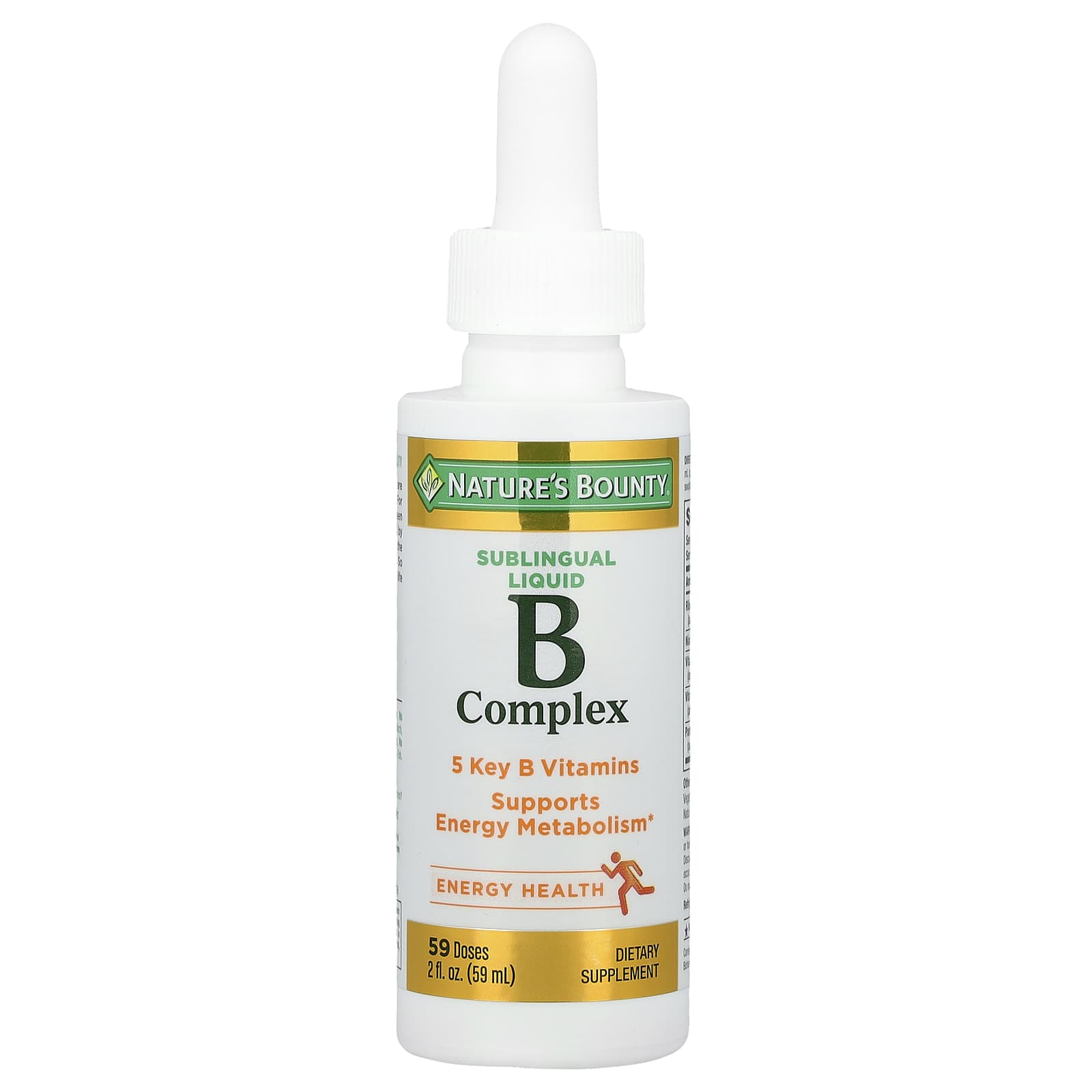 Nature's Bounty, B-Complex, Sublingual Liquid, 2 fl oz (59 ml)