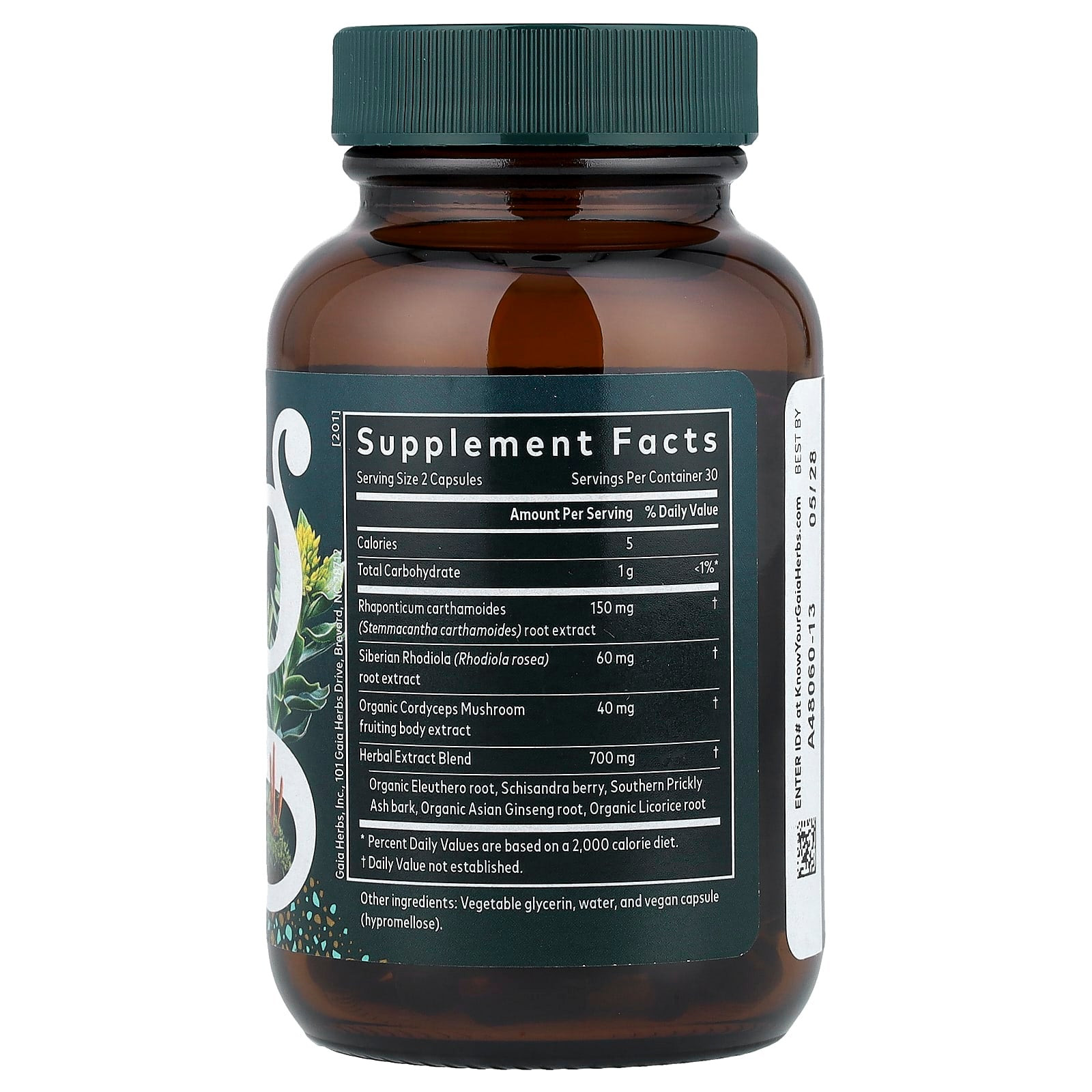 Gaia Herbs, Adrenal Health®, Jump Start, 60 Liquid Phyto-Caps®
