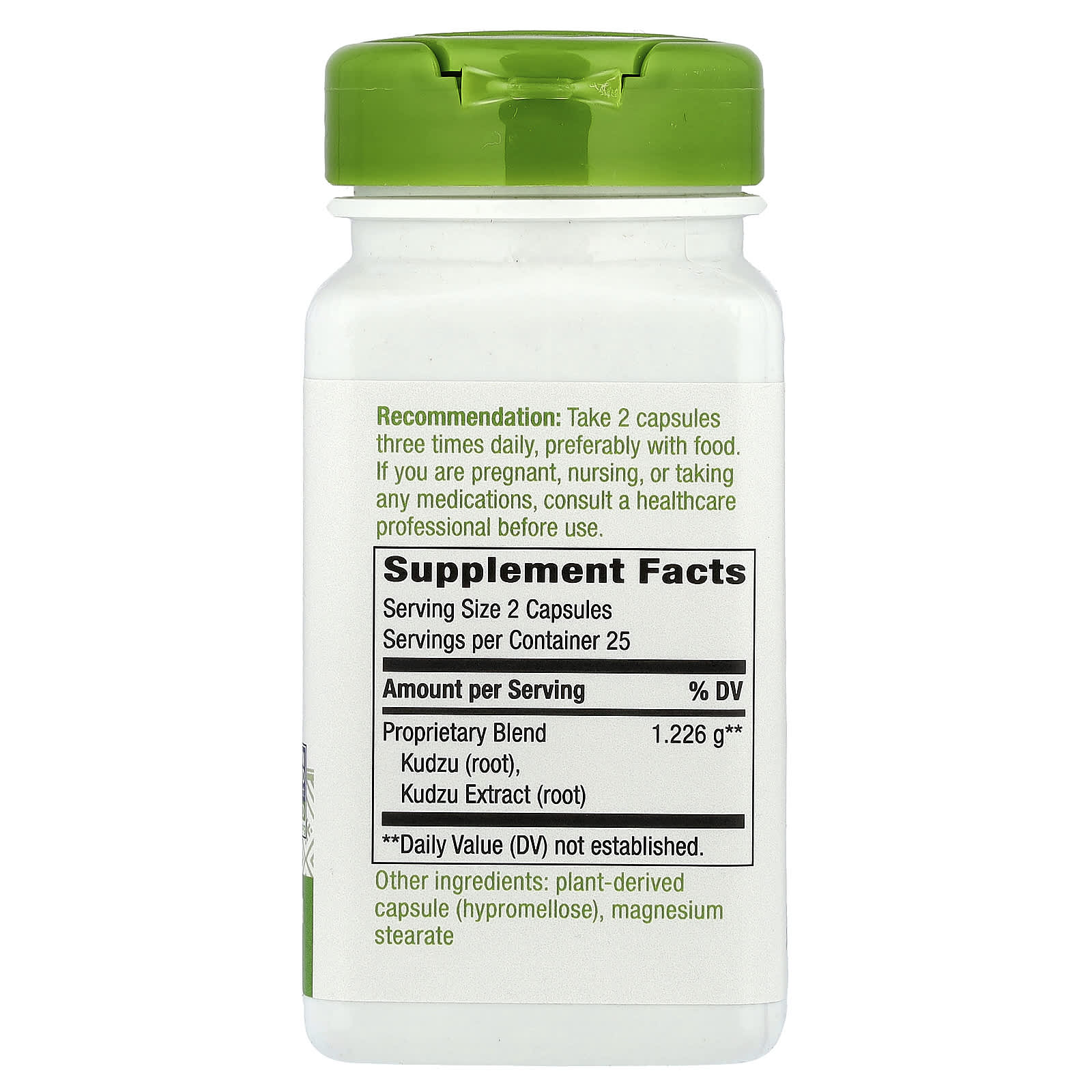 Nature's Way, Kudzu Root, 50 Vegan Capsules (613 mg per Capsule)