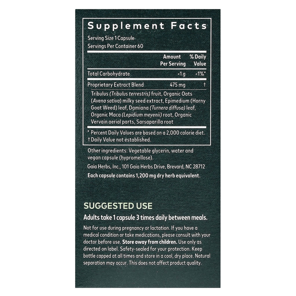 Gaia Herbs, Women's Libido, 60 Vegan Liquid Phyto-Caps®