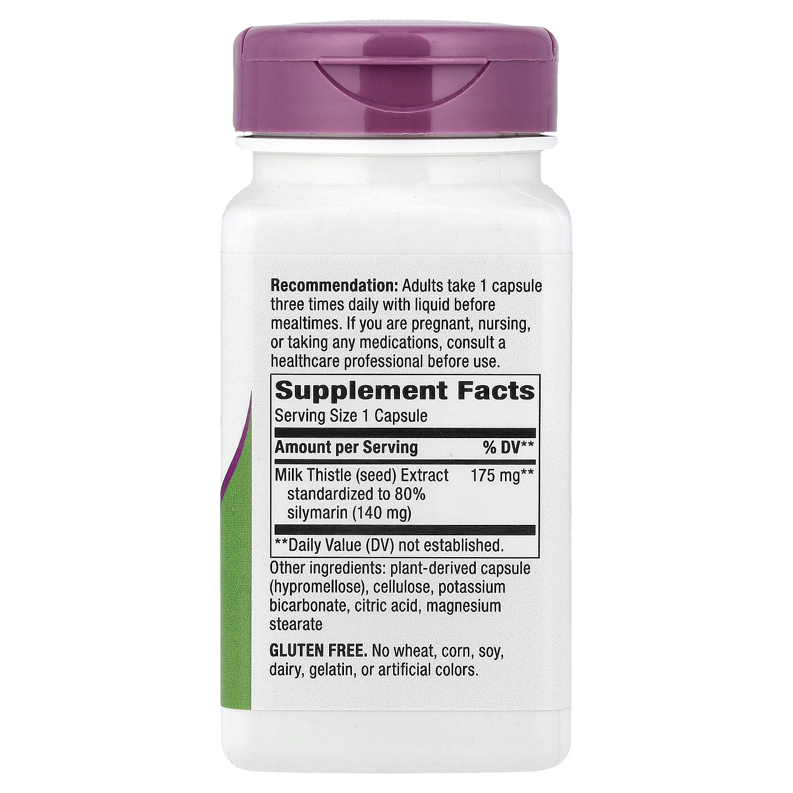 Nature's Way, Thisilyn®, Milk Thistle Extract, Standardized, 100 Vegan Capsules (175 mg per Capsule)