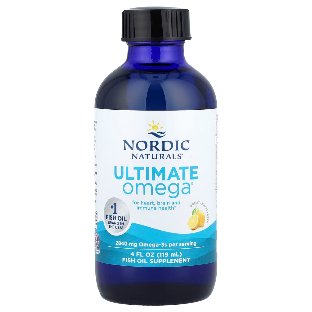 Nordic Naturals, Ultimate Omega®, Lemon, 4 fl oz (119 ml)