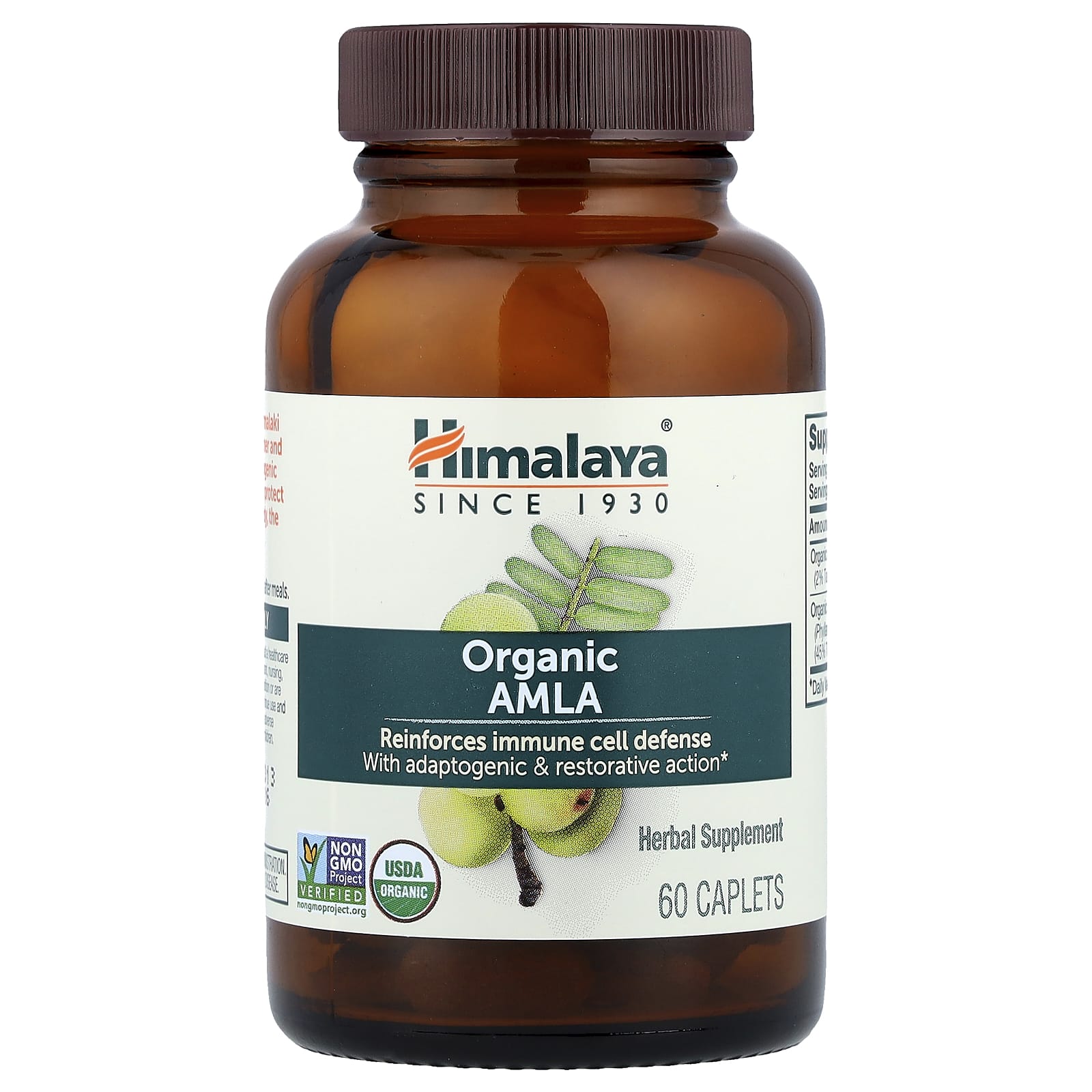 Himalaya, Organic Amla, 60 Caplets