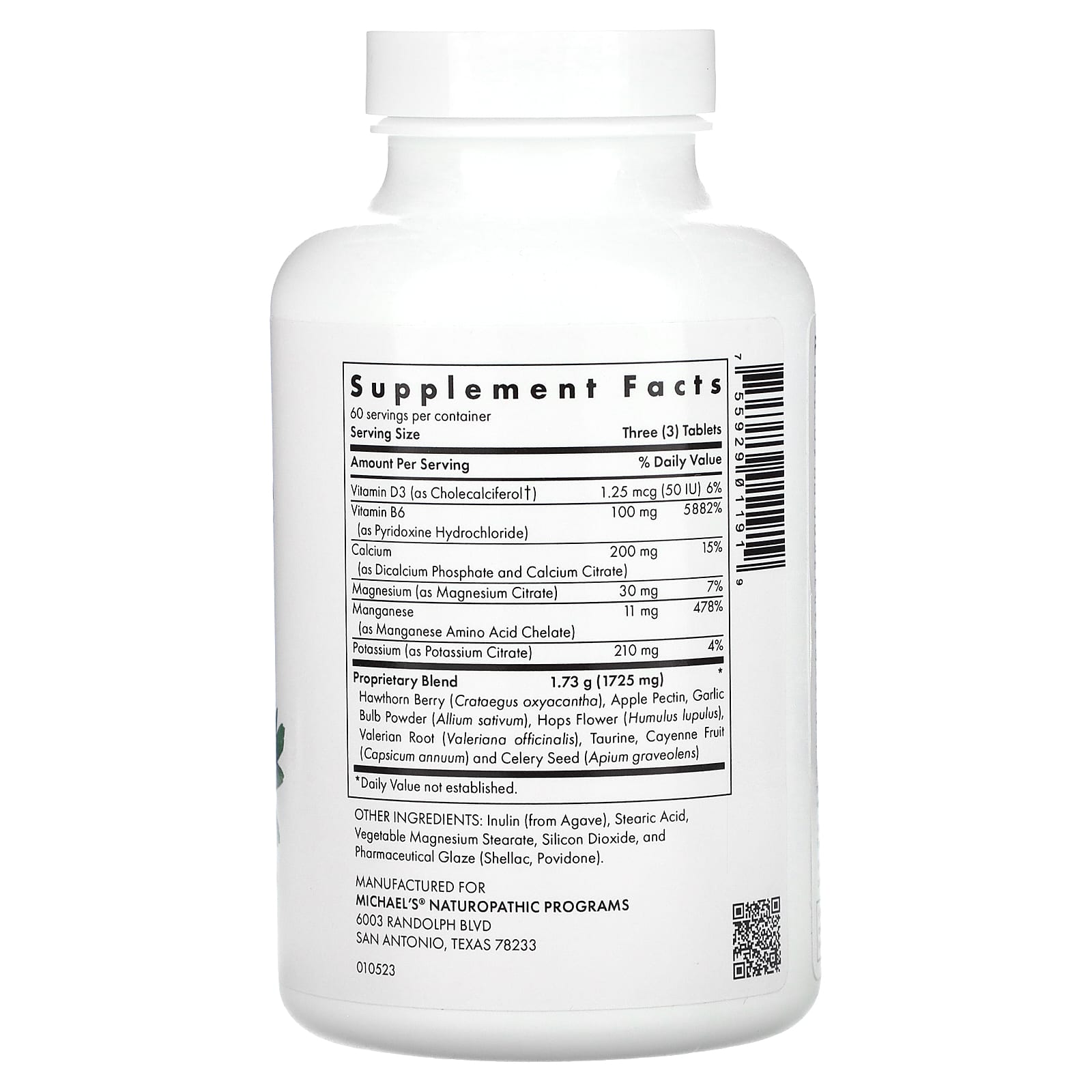 Michael's Health, Blood Pressure Factors, 180 Vegetarian Tablets