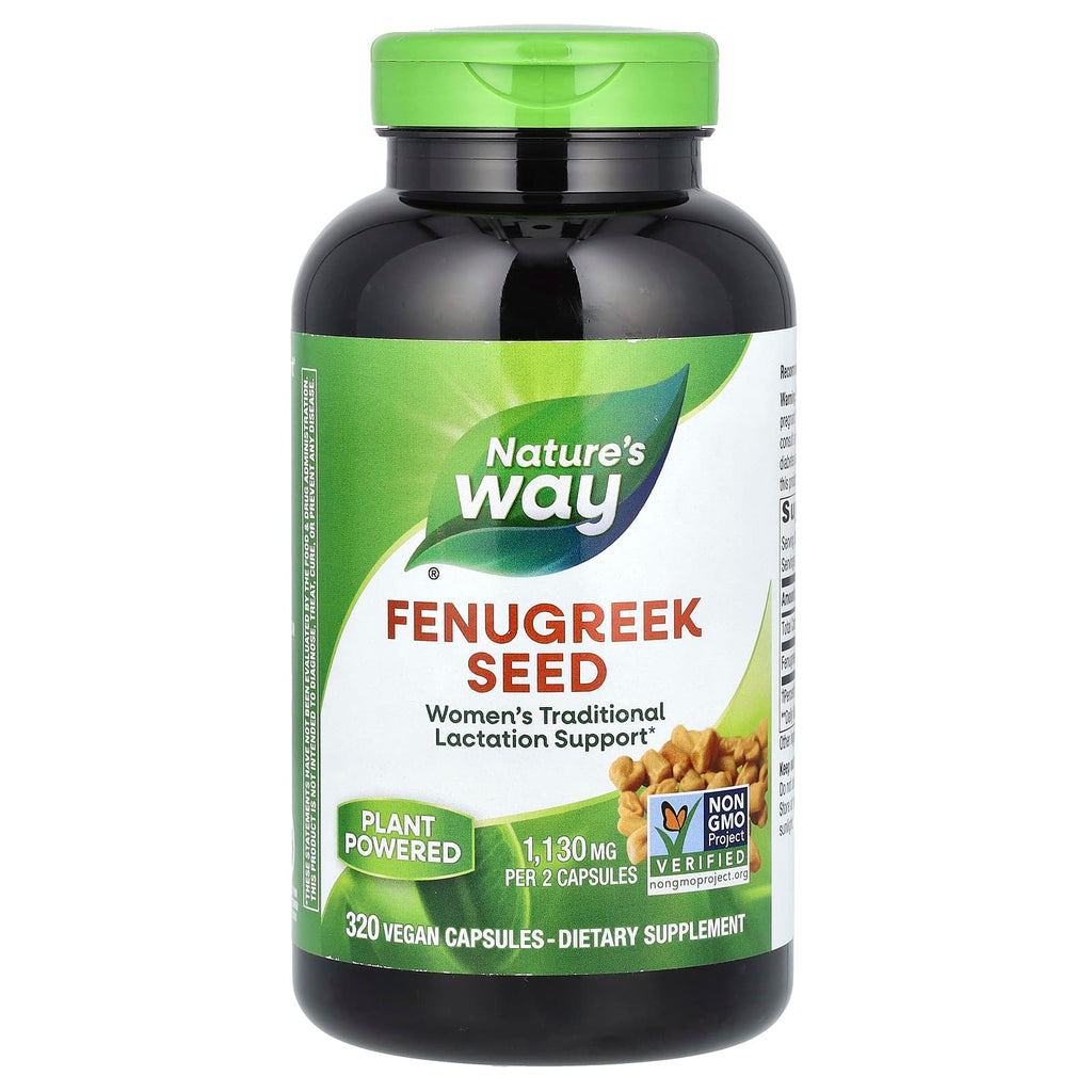 Nature's Way, Fenugreek Seed, 320 Vegan Capsules (565 mg per Capsule)