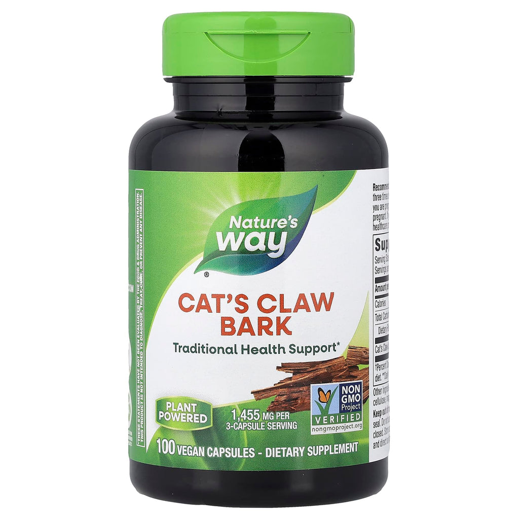 Nature's Way, Cat's Claw Bark, 100 Vegan Capsules (485 mg per Capsule)