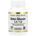 California Gold Nutrition, Beta Glucan 1-3, 1-6, 200 mg, 60 Veggie Capsules